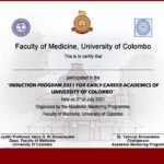 Certificates – “Induction Program 2021 for Early-career Academics of University of Colombo”
