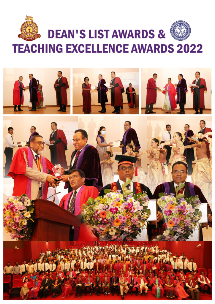 Dean’s list awards & Teaching Excellence Awards 2022 FOM