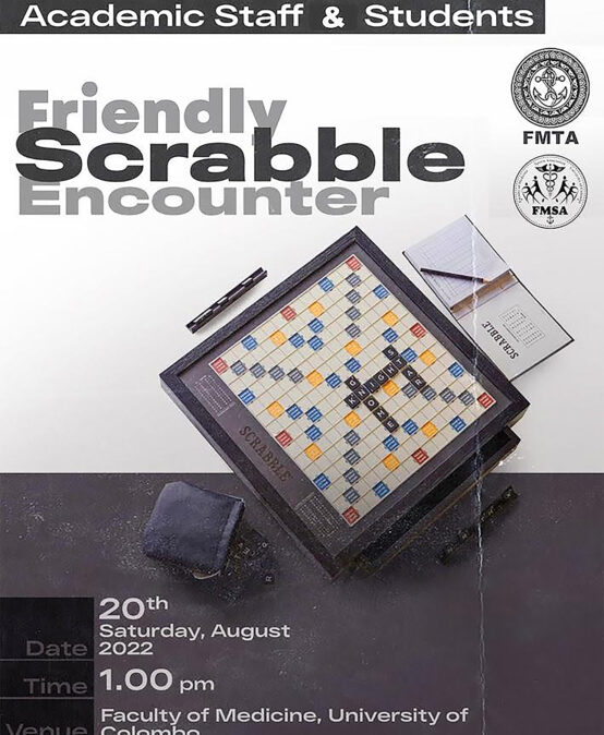 Friendly Scrabble Encounter – Faculty of Medicine, University of Colombo