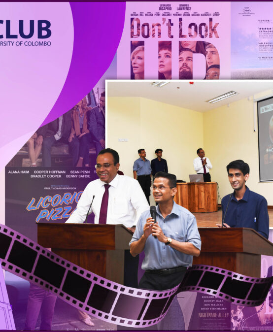 UCFM Film Club & MEDCINEMA Colombo, Faculty of Medicine, University of Colombo.