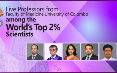 Five Professors from Faculty of Medicine, University of Colombo, among the World’s Top 2% of scientists