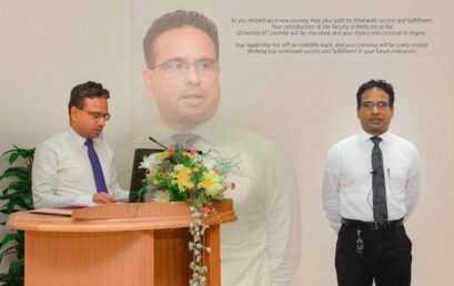 Faculty Extends Gratitude to the Deputy Registrar