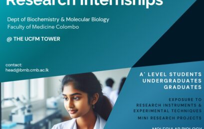 Short Term Research Internships – Department of Biochemistry and Molecular Biology