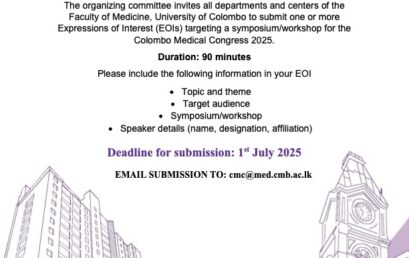 Expression of Interest: Symposia and Workshops