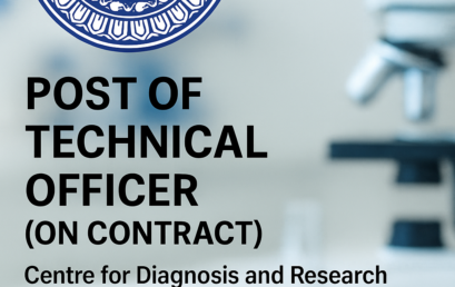 POST OF TECHNICAL OFFICER (ON CONTRACT) – CeDARC