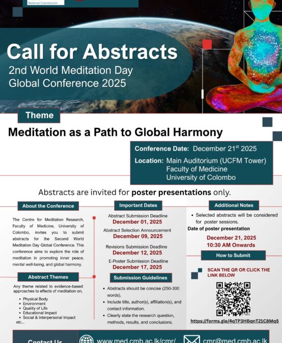 Call for Abstracts – World Meditation Day Global Conference 2025
