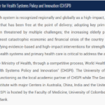 The Center for Health Systems Policy and Innovation was ceremoniously opened
