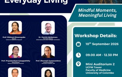 Meditation and Well-being for Everyday Living – 10th September 2026