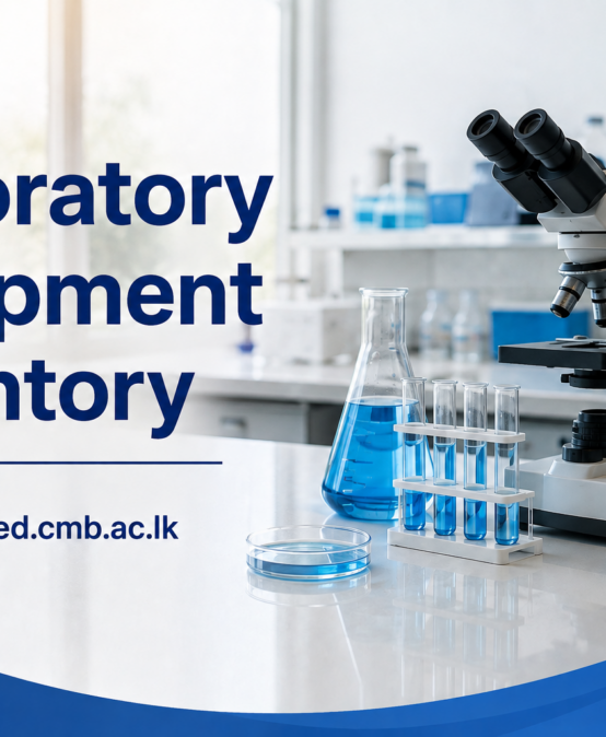 Laboratory Equipment Inventory – Faculty of Medicine, University of Colombo (UCFM)