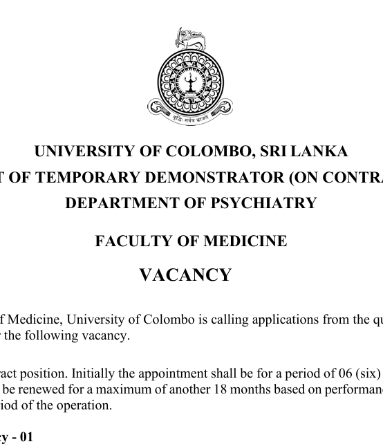 TEMPORARY DEMONSTRATOR_PSYCHIATRY